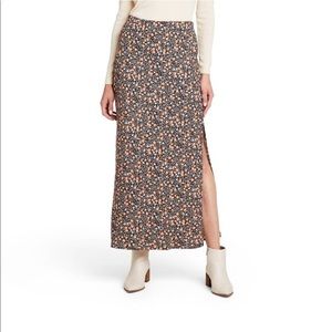 Women’s Floral Print Maxi A-line Skirt. Nili Lotan x Target SIZE MEDIUM NWT
